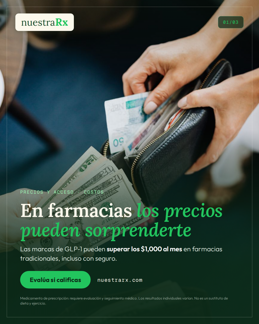 Precios Y Acceso: cuánto ahorras vs farmacias tradicionales