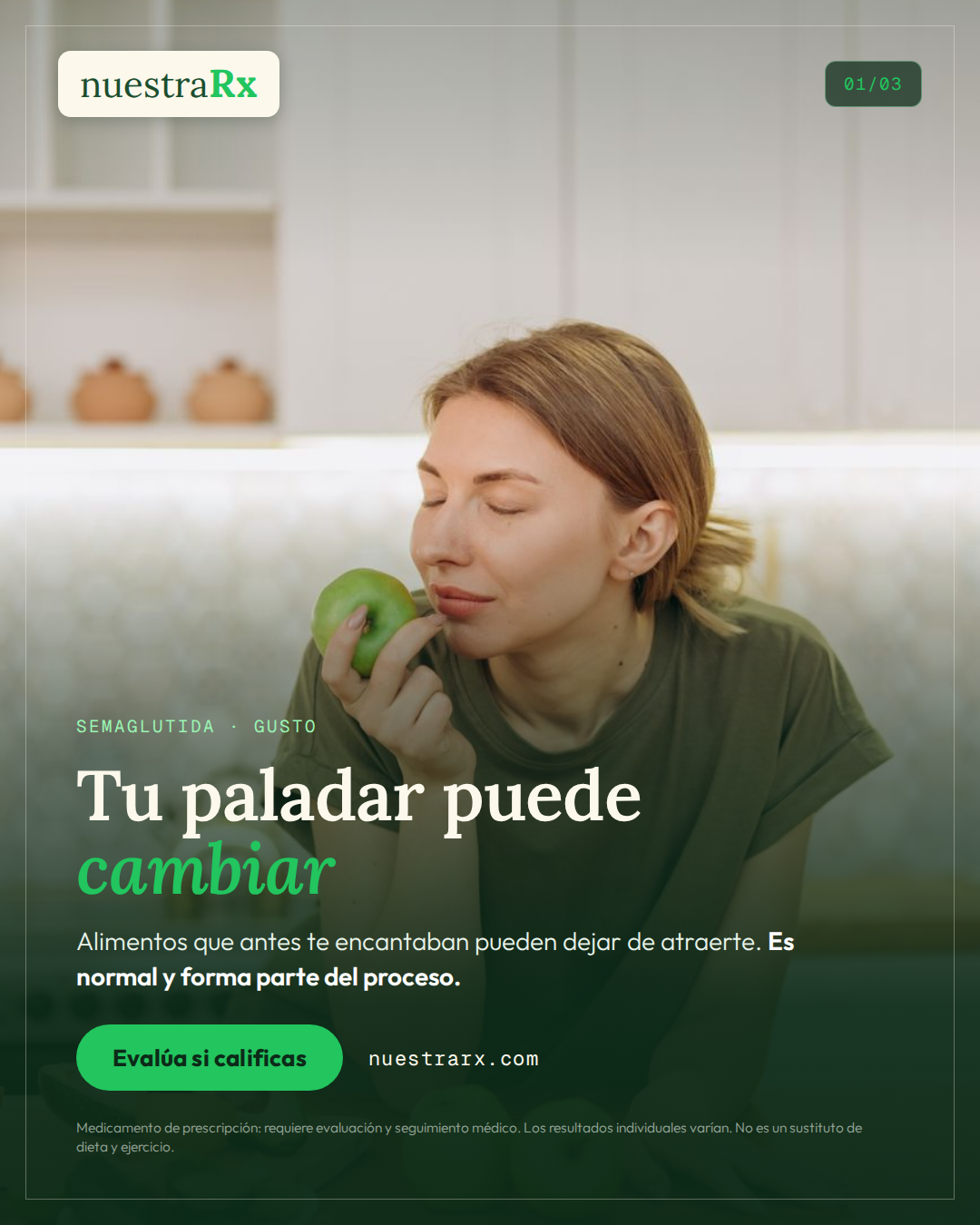 Semaglutida: cambios en el gusto y aversiones alimentarias