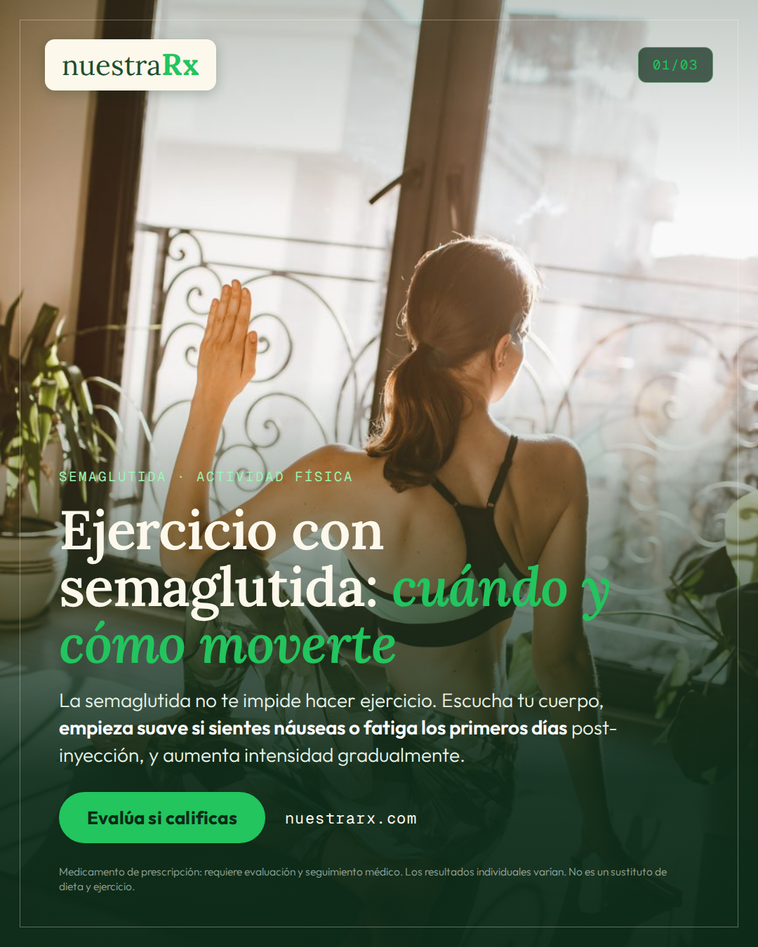 Semaglutida: ejercicio, energía y adaptación física