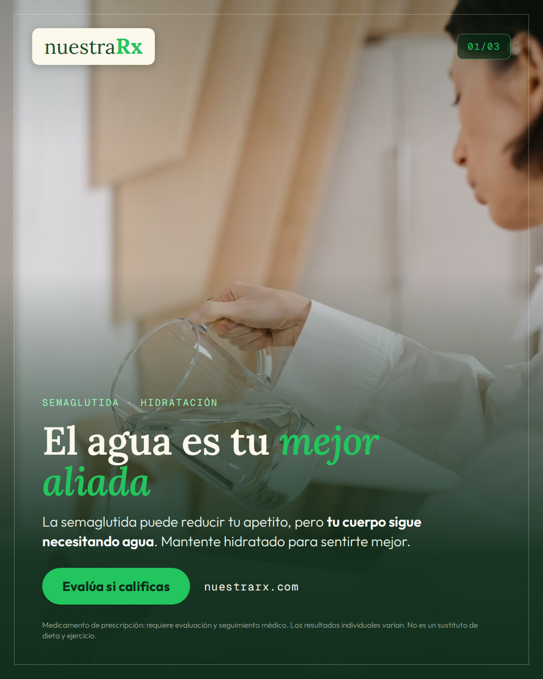 Semaglutida: hidratación, náuseas y manejo de efectos