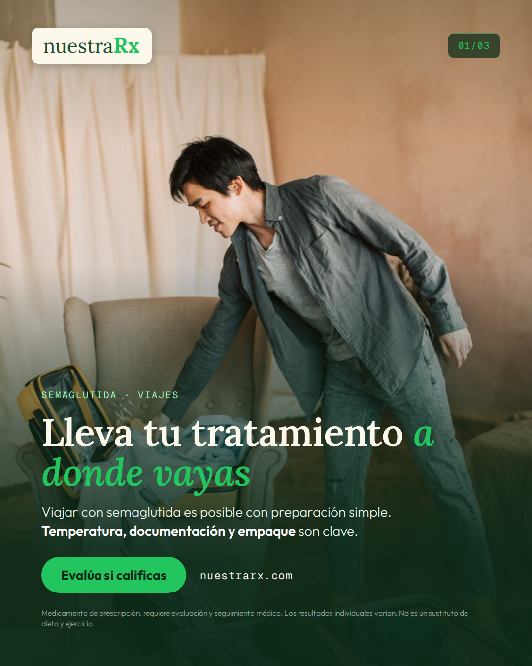 Semaglutida: viajar con tu tratamiento