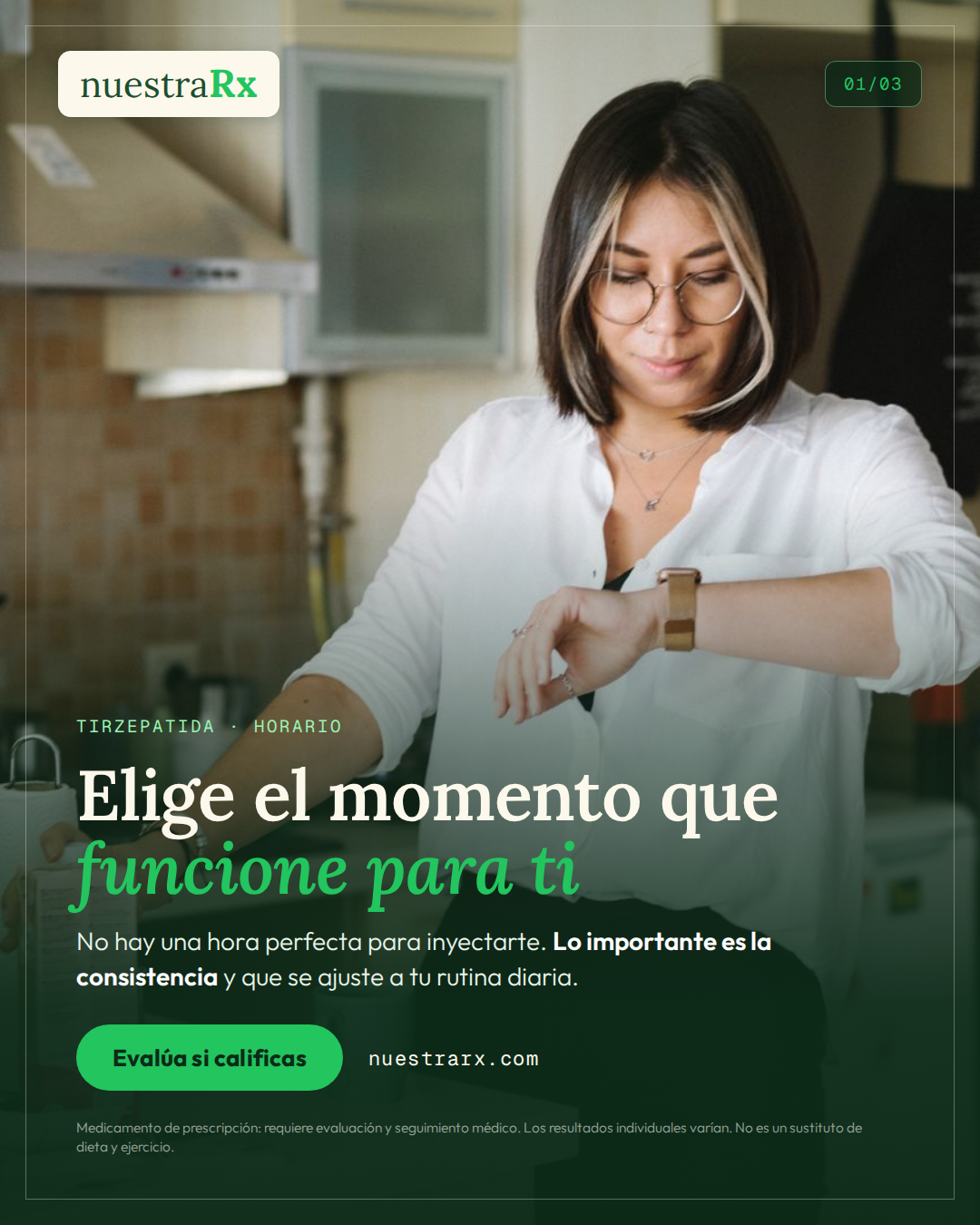 Tirzepatida: horario flexible y adaptarlo a tu vida