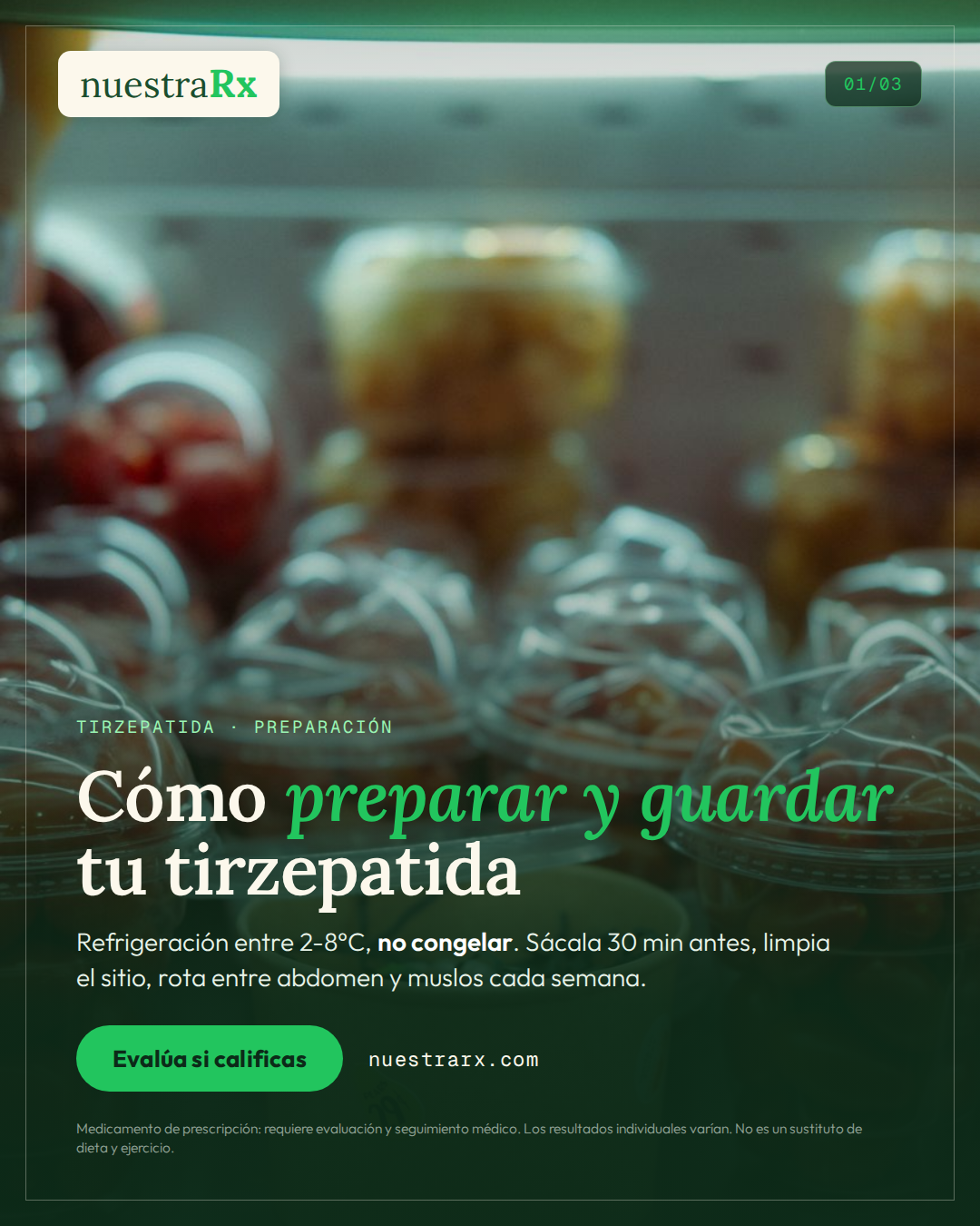 Tirzepatida: preparación, efectos comunes y titulación