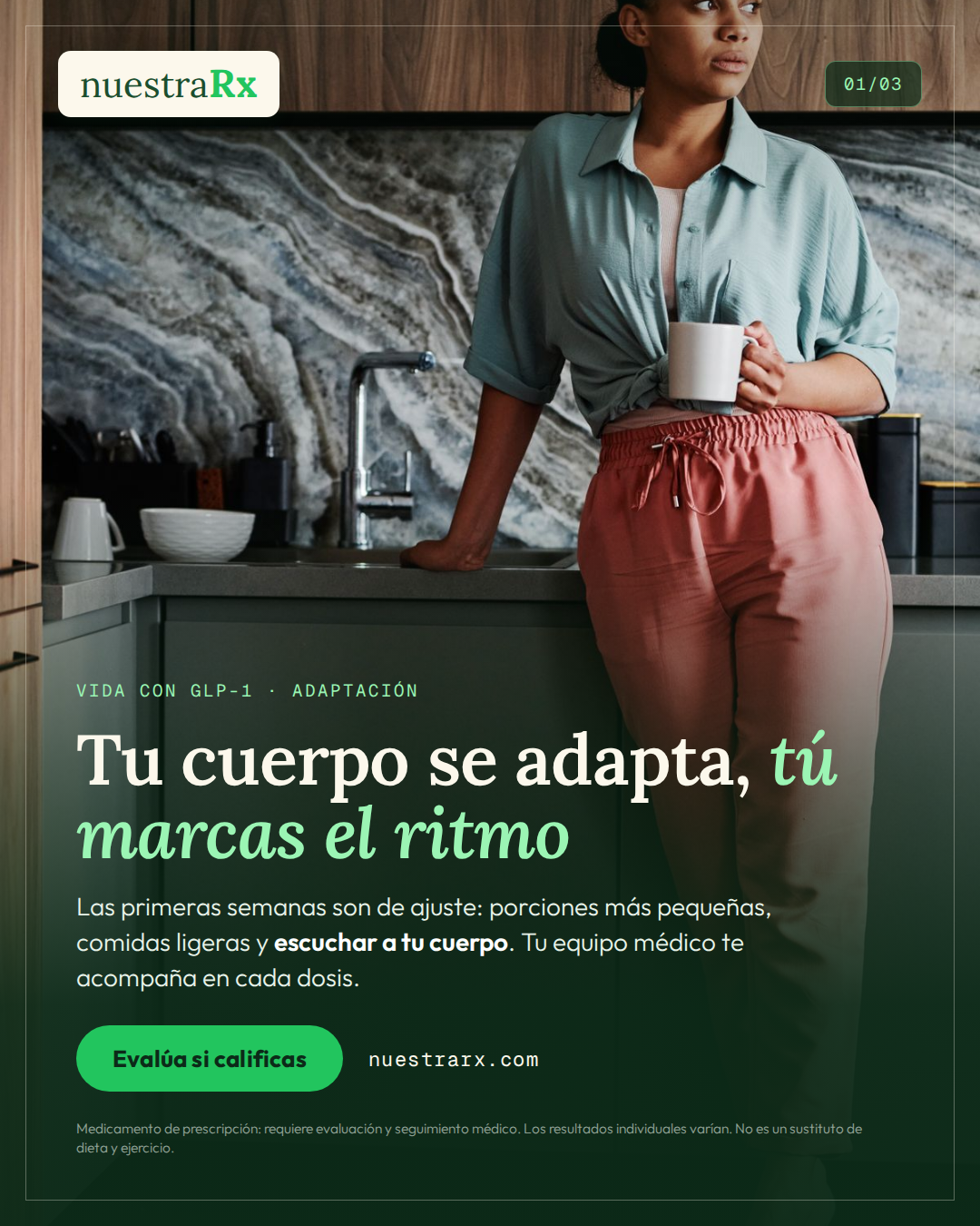 Vida con GLP-1: adaptación, proteína y movimiento