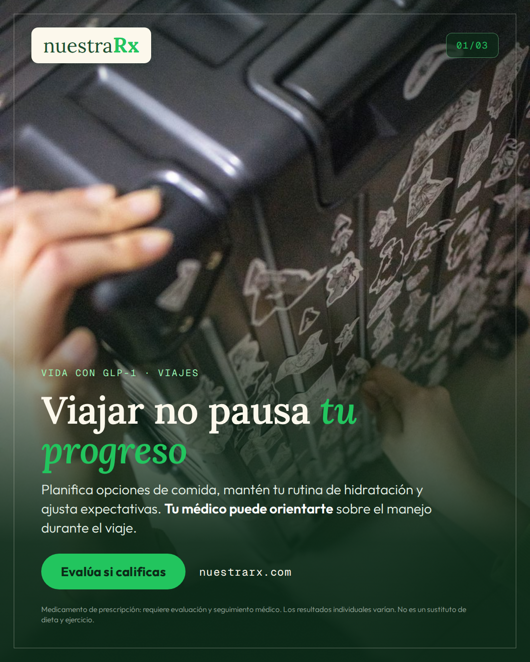 Vida con GLP-1: viajes, vacaciones y rutina flexible