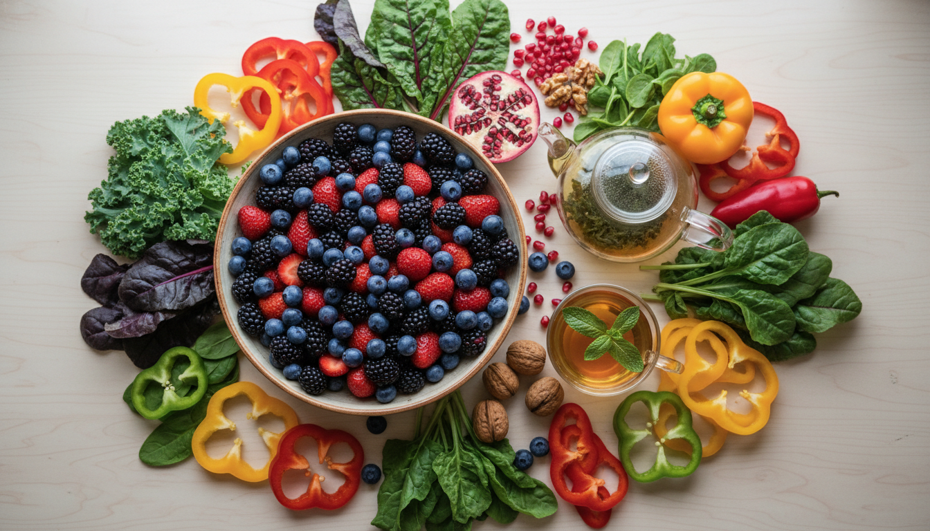 Alimentos antioxidantes para GLP-1 y claridad hormonal