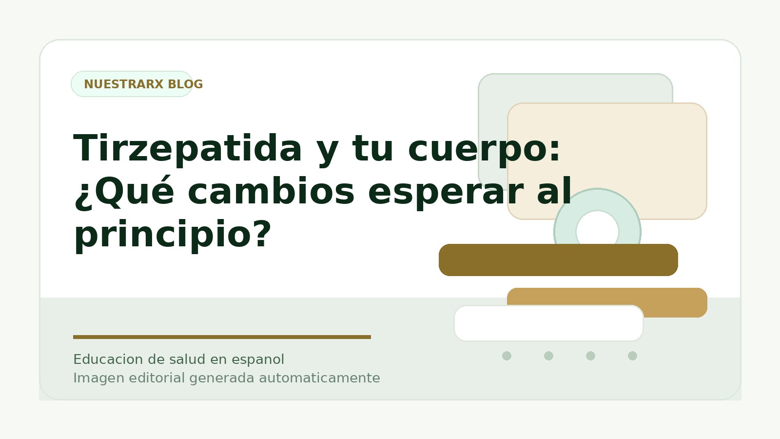 Tirzepatida: ¿Cómo cambia tu cuerpo al inicio del tratamiento?